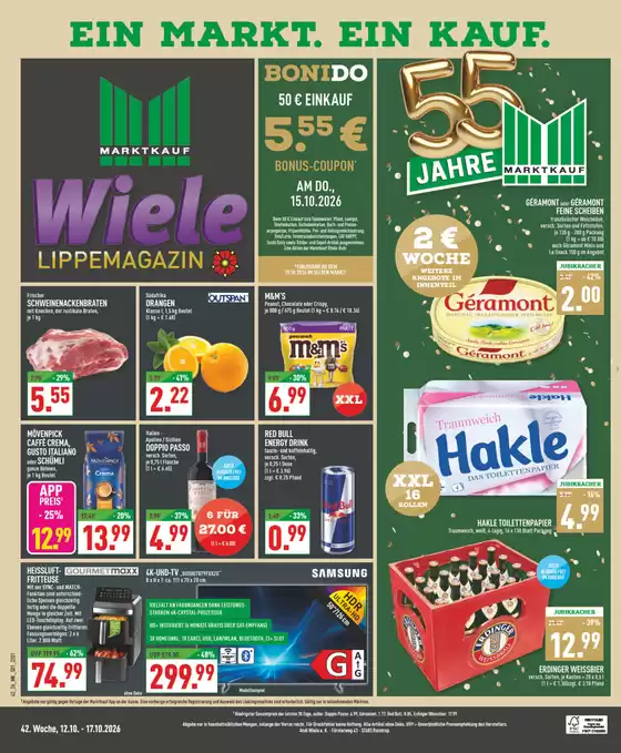 Marktkauf Katalog in Aerzen | Top-Angebote für alle Schnäppchenjäger | 2026-10-12T00:00:00.000Z - 2026-10-17T00:00:00.000Z