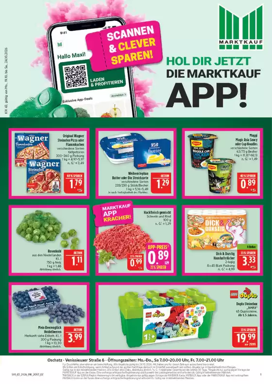 Marktkauf Katalog | Marktkauf flugblatt | 2026-10-19T00:00:00.000Z - 2026-10-24T00:00:00.000Z