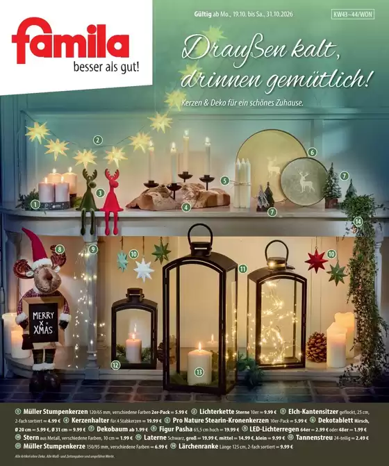 famila Katalog in Donauwörth | Exklusive Deals für unsere Kunden | 2026-10-19T00:00:00.000Z - 2026-10-31T00:00:00.000Z