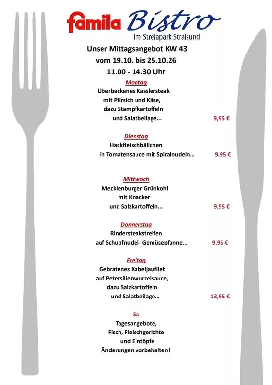famila Prospekt in Geislingen an der Steige | famila flugblatt | 2026-10-19T00:00:00.000Z - 2026-10-25T00:00:00.000Z