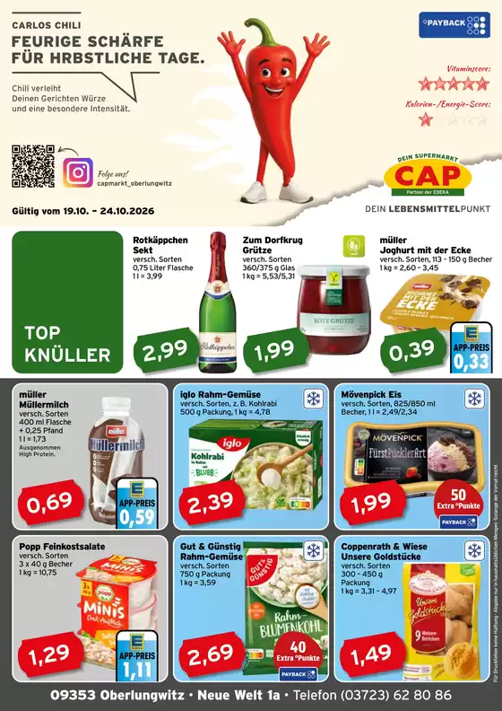CAP Markt Prospekt in Lautrach | CAP Markt flugblatt | 2026-10-19T00:00:00.000Z - 2026-10-24T00:00:00.000Z