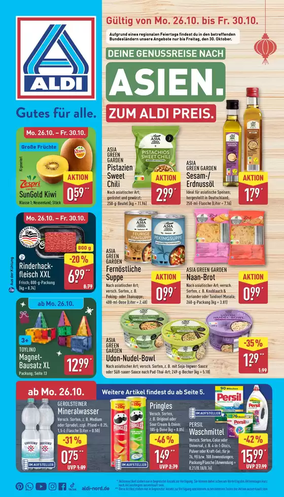 Aldi Nord Reisen Katalog in Rade | Unsere besten Schnäppchen | 2026-10-26T00:00:00.000Z - 2026-10-30T00:00:00.000Z
