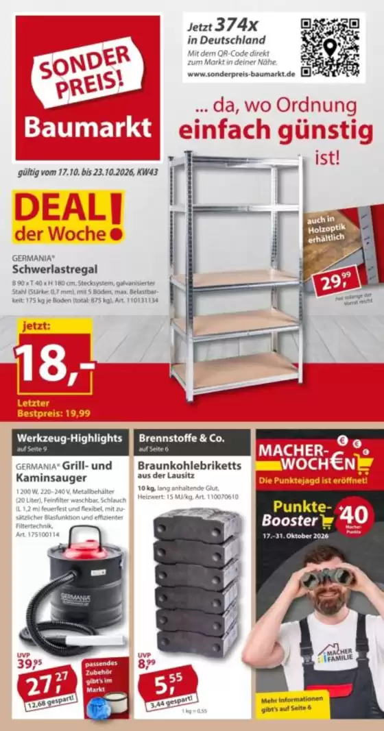 Sonderpreis Baumarkt Katalog in Aßlar | Sonderpreis Baumarkt flugblatt | 2026-10-17T00:00:00.000Z - 2026-10-31T00:00:00.000Z