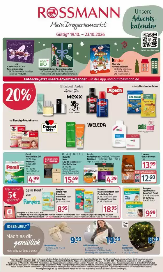 Rossmann Prospekt | Rossmann flugblatt | 2026-10-19T00:00:00.000Z - 2026-10-23T00:00:00.000Z
