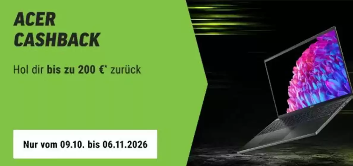 Notebooksbilliger Katalog in Wiesbaden | Acer Cashback!!! | 2026-10-19T00:00:00.000Z - 2026-11-06T00:00:00.000Z