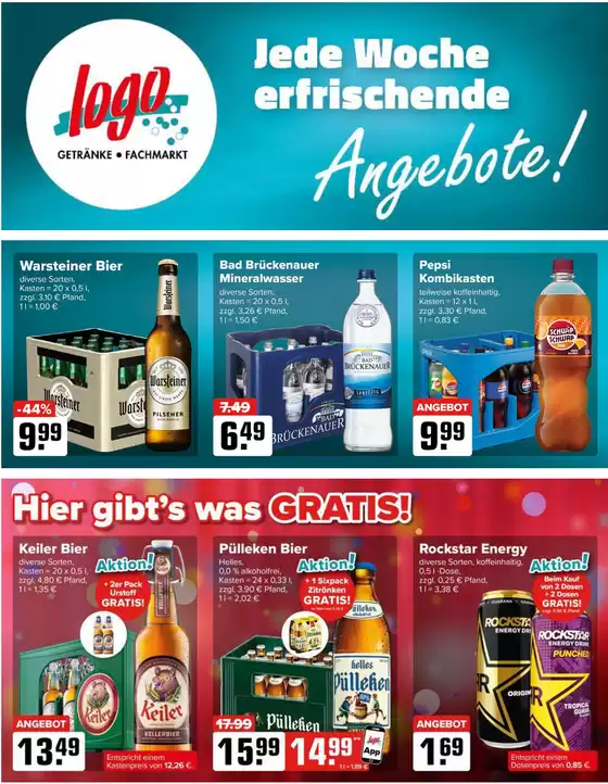 Logo Getränkemarkt Katalog | Jede Woche Erfrischende Angebote!!!!! | 2026-10-20T00:00:00.000Z - 2026-10-24T00:00:00.000Z