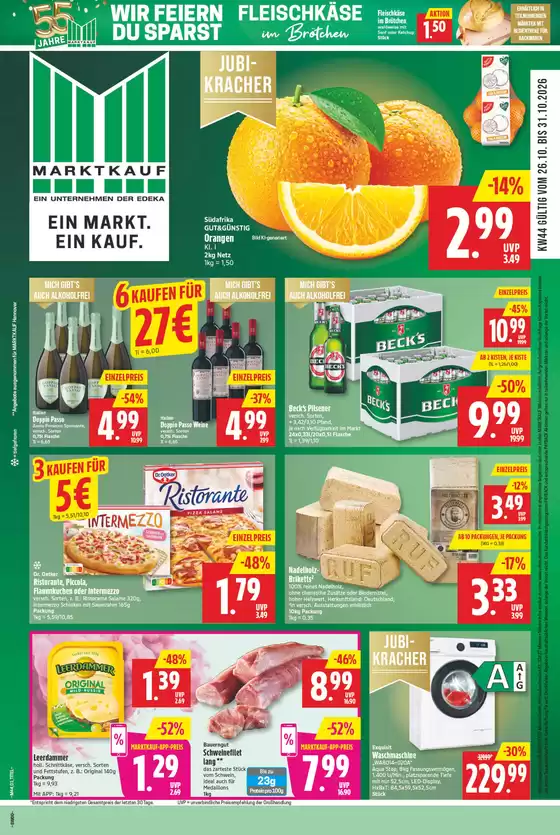 Marktkauf Katalog | Attraktive Angebote entdecken | 2026-10-26T00:00:00.000Z - 2026-10-31T00:00:00.000Z