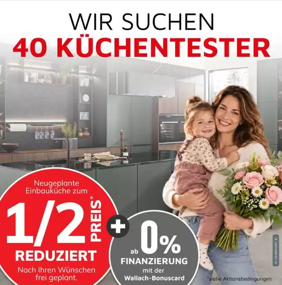 Möbel Wallach Katalog | WIR SUCHEN 40 KÜCHENTESTER | 2026-10-20T00:00:00.000Z - 2026-10-24T00:00:00.000Z