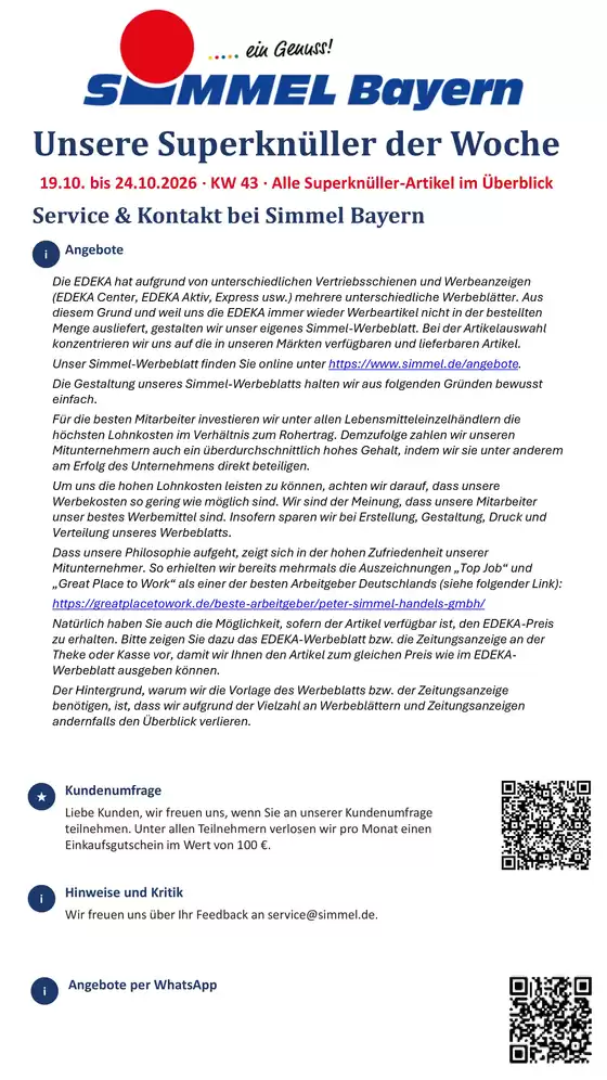 Simmel Katalog | Handzettel Bayern | 2026-10-20T00:00:00.000Z - 2026-10-24T00:00:00.000Z