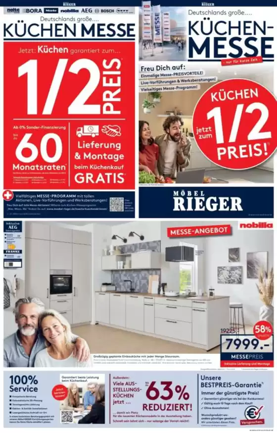 Möbel Rieger Prospekt in Bielefeld | Möbel Rieger KW41 Küchenmesse G | 2026-10-20T00:00:00.000Z - 2026-10-24T00:00:00.000Z