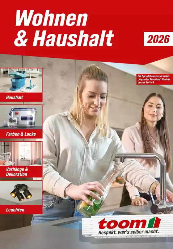toom Baumarkt Prospekt in Sonneberg | Wohnen Haushalt 2026 | 2026-01-01T00:00:00.000Z - 2026-12-31T00:00:00.000Z