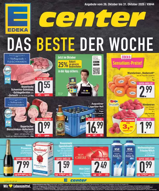EDEKA Prospekt in Neumarkt in der Oberpfalz | Edeka: Wochenangebote | 2026-10-26T00:00:00.000Z - 2026-10-31T00:00:00.000Z