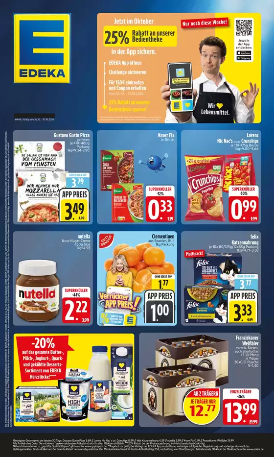 EDEKA Prospekt in Gaimersheim | Edeka: Wochenangebote | 2026-10-26T00:00:00.000Z - 2026-10-31T00:00:00.000Z