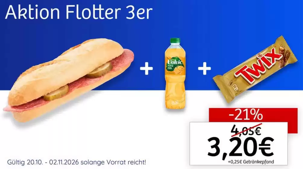 Yormas Katalog in Ostbevern | Aktion Flotter 3er! | 2026-10-21T00:00:00.000Z - 2026-11-02T00:00:00.000Z