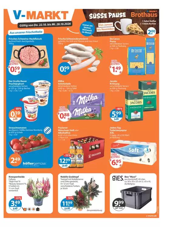 V Markt Katalog | V Markt München | 2026-10-22T00:00:00.000Z - 2026-10-28T00:00:00.000Z