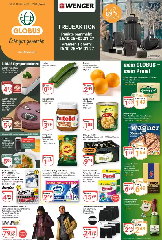 Globus Katalog | Kommende Angebote Idar-Oberstein | 2026-10-26T00:00:00.000Z - 2026-10-31T00:00:00.000Z