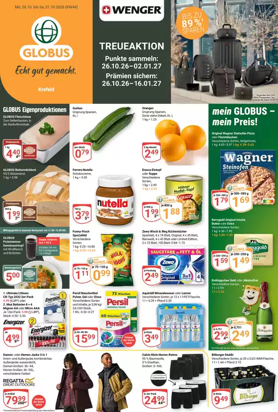 Globus Katalog in Teuchern | Kommende Angebote Krefeld | 2026-10-26T00:00:00.000Z - 2026-10-31T00:00:00.000Z