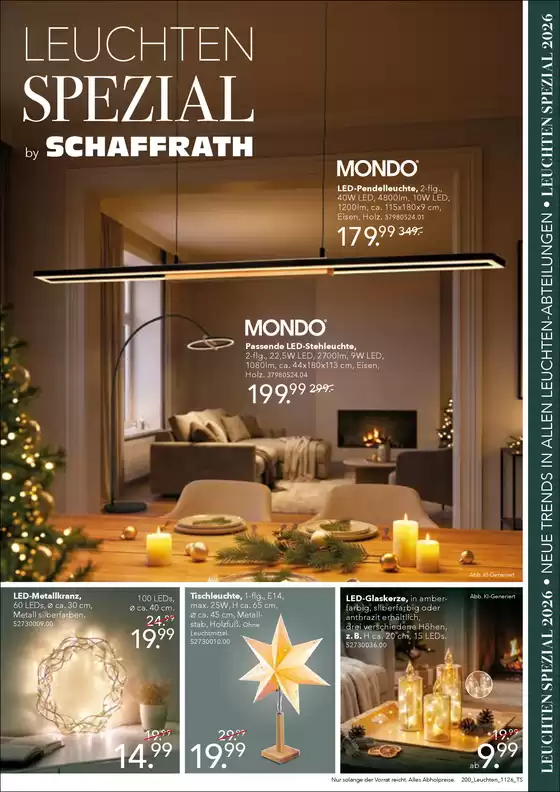 Schaffrath Prospekt in Mönchengladbach | Schaffrath BW Leuchte Einleger | 2026-01-01T00:00:00.000Z - 2026-12-31T00:00:00.000Z