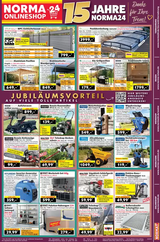 Norma Katalog in Himmelkron | NORMA24 Prospektbeilage Gültig ab Mo 19.10.2026 | 2026-10-23T00:00:00.000Z - 2026-10-24T00:00:00.000Z