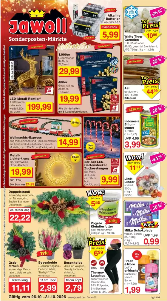 Jawoll Katalog in Quickborn (Pinneberg) | Jawoll Prospekt kw44 2026 Aktuelle Angebote vom 26.10. bis 31.10 | 2026-10-26T00:00:00.000Z - 2026-10-31T00:00:00.000Z