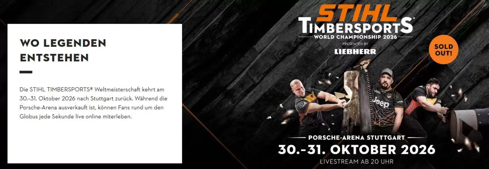 STIHL Katalog in Oberwolfach | Wo Lwgenden Entstehen | 2026-10-30T00:00:00.000Z - 2026-10-31T00:00:00.000Z