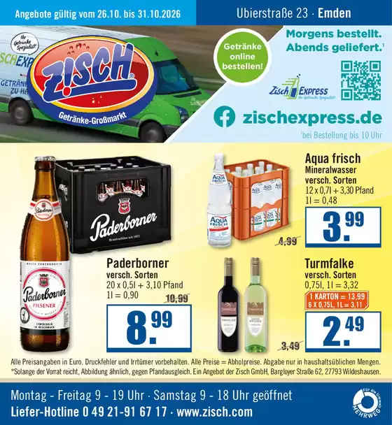 Zisch Katalog | Angebote Zisch KW44 | 2026-10-26T00:00:00.000Z - 2026-10-31T00:00:00.000Z