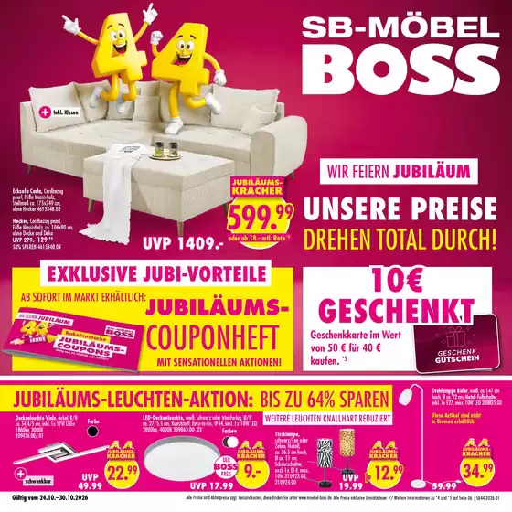 SB Möbel Boss Katalog | Sb44 2026 standard | 2026-10-24T00:00:00.000Z - 2026-10-30T00:00:00.000Z