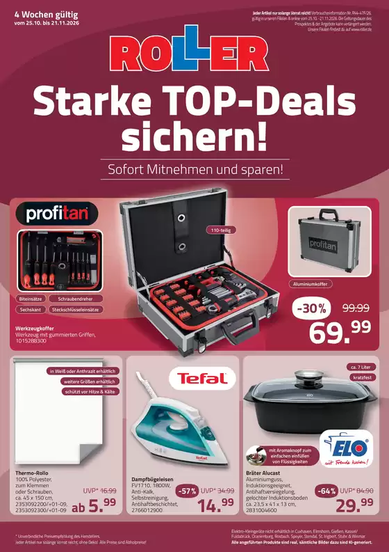 ROLLER Katalog | Starke TOP-Deals | 2026-10-26T00:00:00.000Z - 2026-11-21T00:00:00.000Z