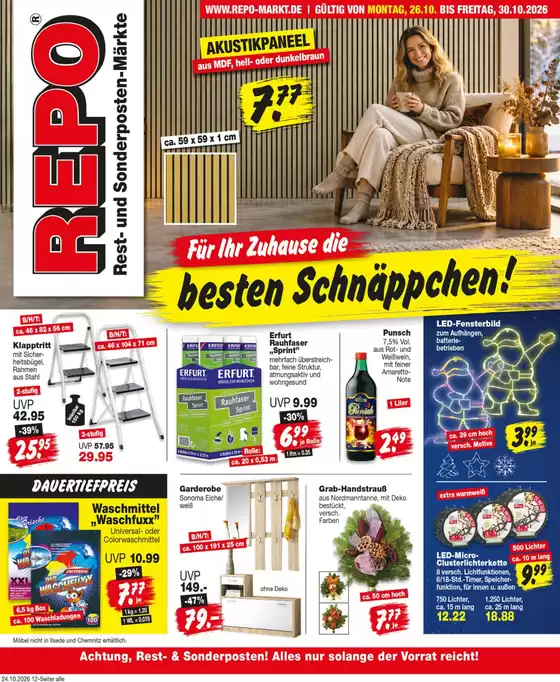 Repo Markt Katalog | Ilsede KW 44 | 2026-10-26T00:00:00.000Z - 2026-10-31T00:00:00.000Z