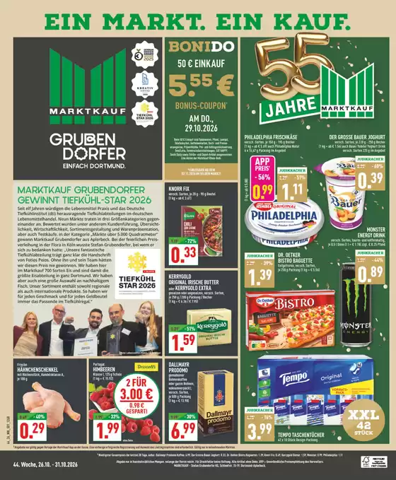 Marktkauf Prospekt in | Marktkauf flugblatt | 2026-10-26T00:00:00.000Z - 2026-10-31T00:00:00.000Z