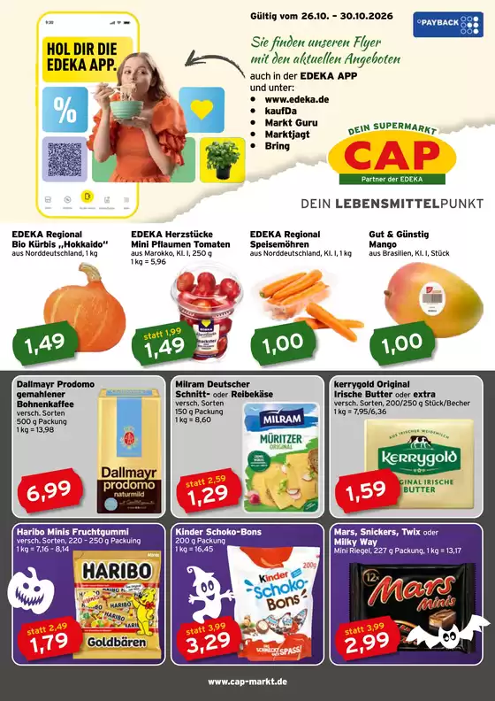 CAP Markt Prospekt | Top-Deals für alle Kunden | 2026-10-26T00:00:00.000Z - 2026-10-30T00:00:00.000Z