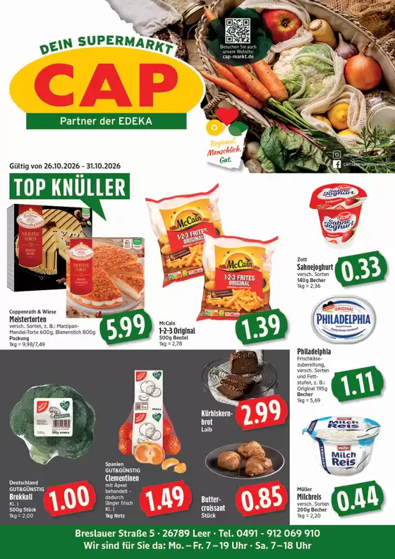 CAP Markt Katalog | CAP Markt flugblatt | 2026-10-26T00:00:00.000Z - 2026-10-31T00:00:00.000Z