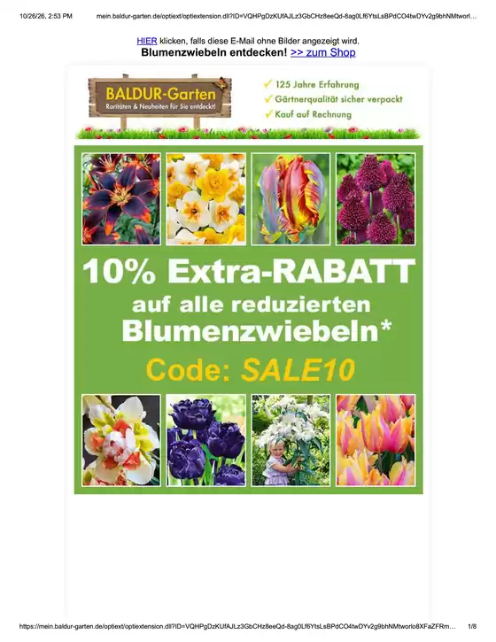 Baldur Garten Katalog in Aachen | 10% Extra - Rabatt | 2026-10-26T00:00:00.000Z - 2026-10-28T00:00:00.000Z