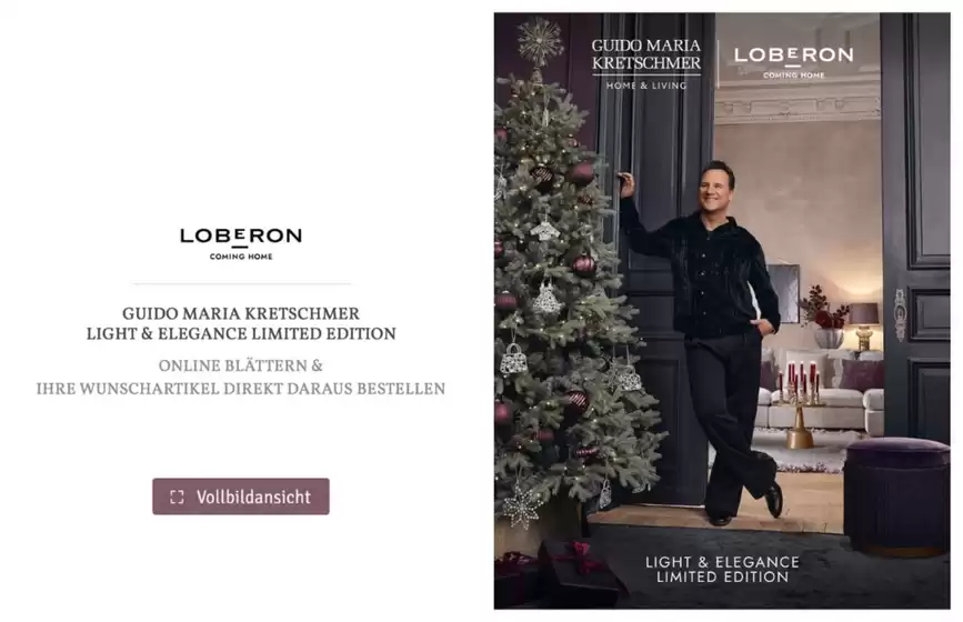 Loberon Prospekt in Wentorf bei Hamburg | Guido Maria Kretschmer | 2026-10-27T00:00:00.000Z - 2026-11-03T00:00:00.000Z