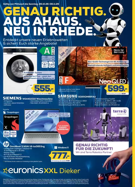 Euronics Katalog in Schülp | Unsere neue Beilage | 2026-10-28T00:00:00.000Z - 2026-11-08T00:00:00.000Z