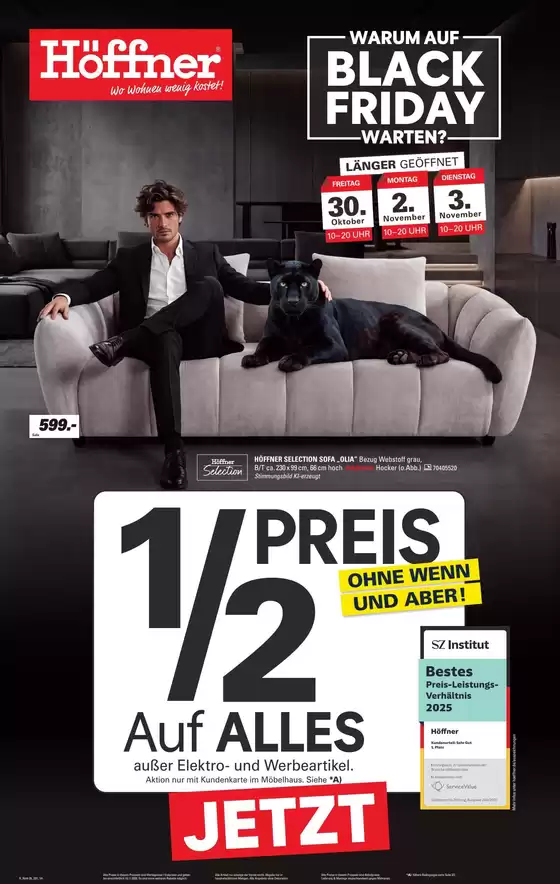 Höffner Prospekt | Höffner flugblatt | 2026-10-30T00:00:00.000Z - 2026-11-03T00:00:00.000Z