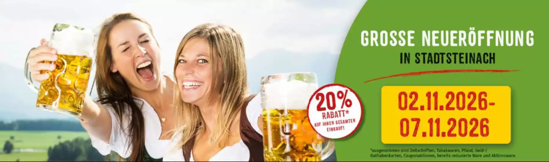 Markgrafen Prospekt | Grosse Neuerofening!!!! | 2026-11-02T00:00:00.000Z - 2026-11-07T00:00:00.000Z