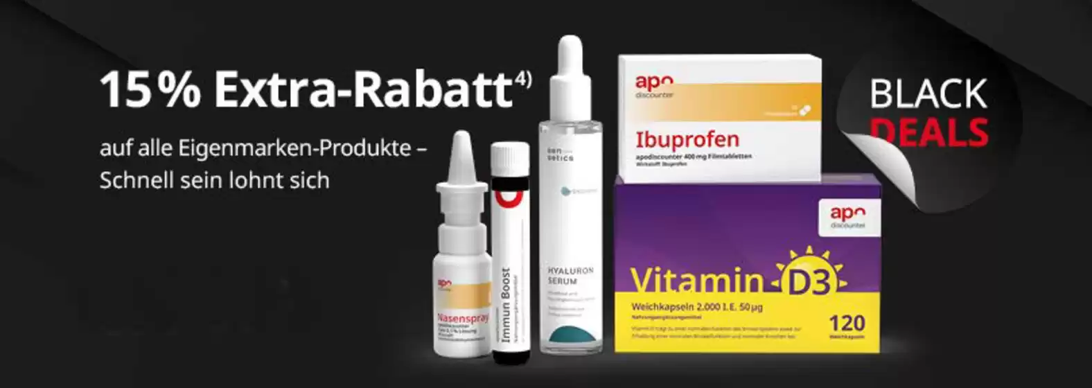 Apodiscounter Prospekt in Weissach im Tal | 15% Extra-Rabatt!!!! | 2026-10-29T00:00:00.000Z - 2026-11-30T00:00:00.000Z