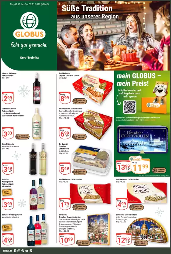 Globus Prospekt in Warburg | Kommende Angebote Gera | 2026-11-02T00:00:00.000Z - 2026-11-07T00:00:00.000Z