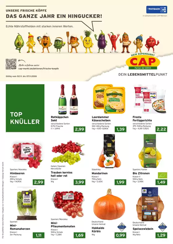 CAP Markt Prospekt in Neusäß | Top-Deals und Rabatte | 2026-11-02T00:00:00.000Z - 2026-11-07T00:00:00.000Z