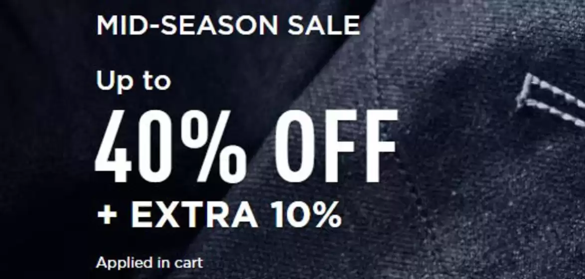 G-Star Prospekt in Neuss | Mid - Season Sale Up To 40% Off + Extra 10% | 2026-10-30T00:00:00.000Z - 2026-11-17T00:00:00.000Z