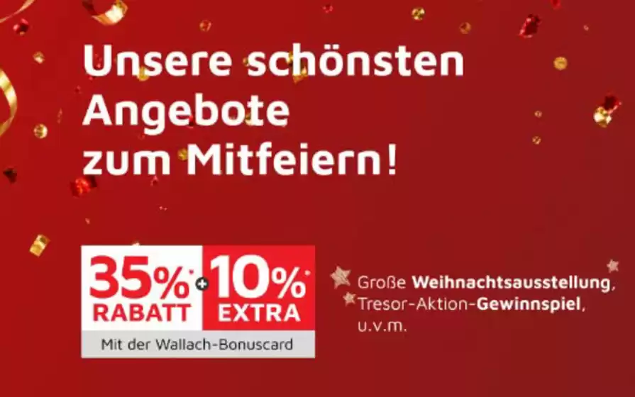 Möbel Wallach Katalog | Unsere Schonsten Angebote Zum Mitfeiern! | 2026-10-30T00:00:00.000Z - 2026-11-20T00:00:00.000Z