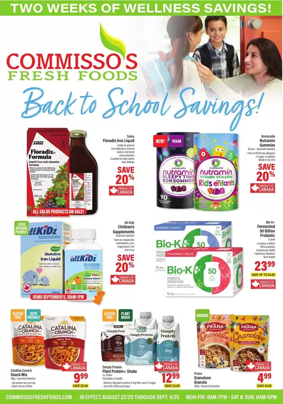 Commisso's Fresh Foods weeky flyer