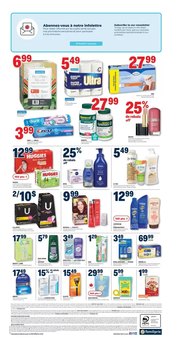 Exclusive bargains