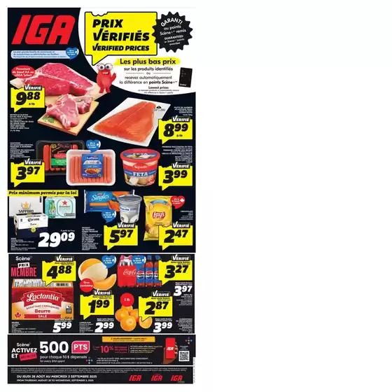 IGA catalogue in Saint-Lambert | Our best bargains | 2025-08-28T00:00:00.000Z - 2025-09-03T00:00:00.000Z