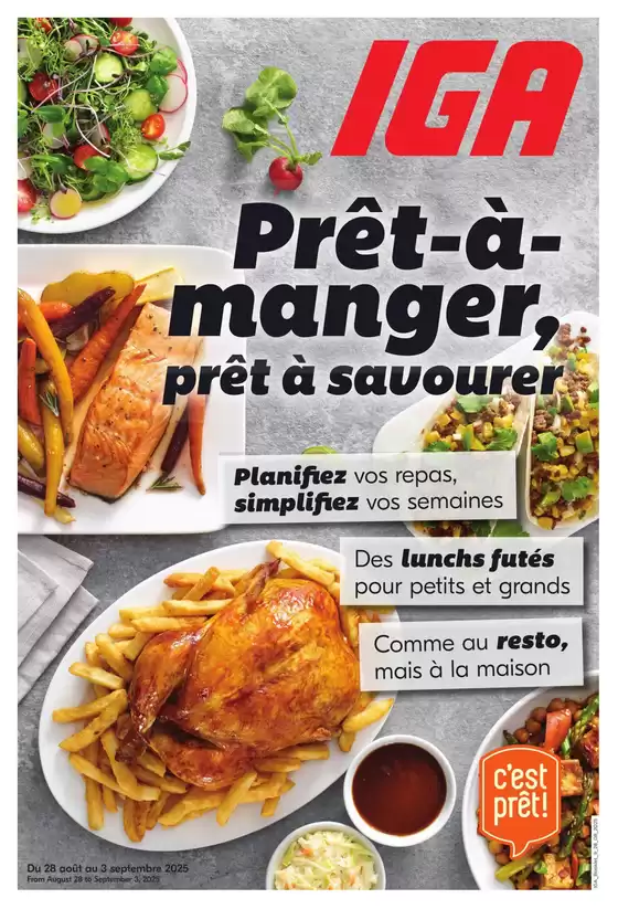 IGA catalogue in Saint-Lambert | Top offers for all bargain hunters | 2025-08-28T00:00:00.000Z - 2025-09-03T00:00:00.000Z