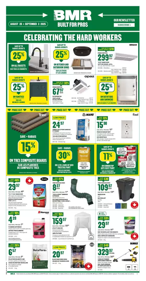 BMR catalogue in St. John's | Top offers for all bargain hunters | 2025-08-28T00:00:00.000Z - 2025-09-03T00:00:00.000Z