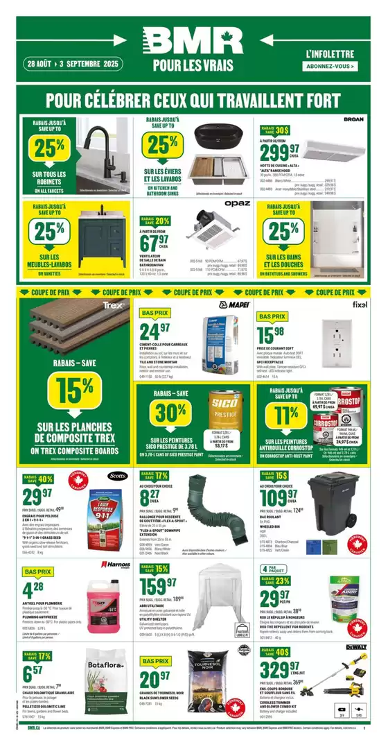 BMR catalogue in St. John's | Weekly Ad | 2025-08-28T00:00:00.000Z - 2025-09-03T00:00:00.000Z