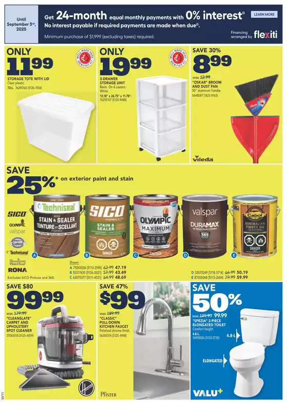 Wide range of offers