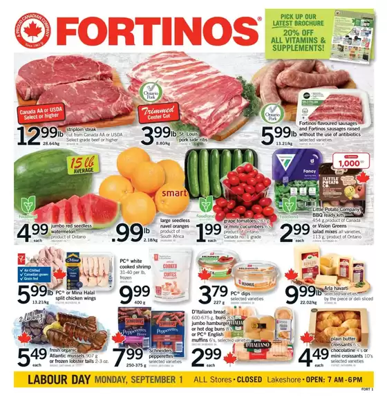 Fortinos weekly flyer